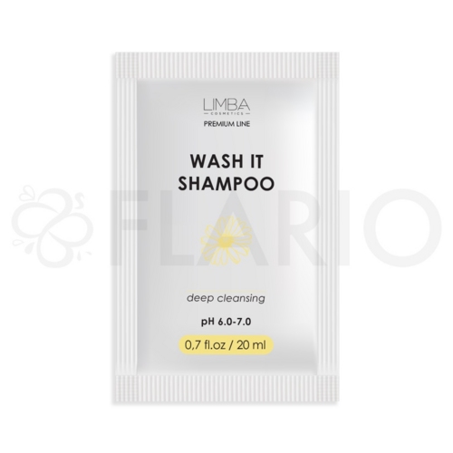 Шампунь глубокой очистки Limba Cosmetics WASH IT Shampoo, 20 мл