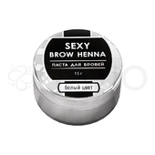 Паста для бровей Sexy Brow Henna, белый цвет, 10 г