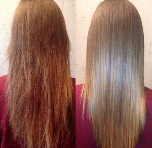 Ботокс для волос в домашних условиях до и после процедуры